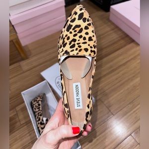 NEW STEVE MADDEN LEOPARD PRINT LOAFERS